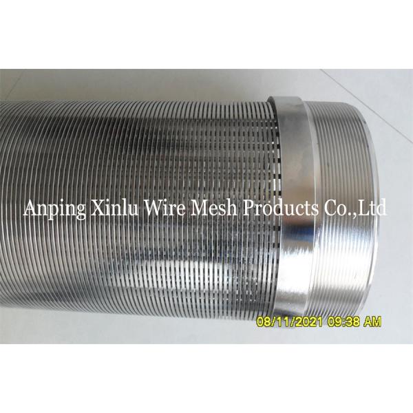 Johnson Wedge Wire Continuous Slot Screen Pipe For Groundwater