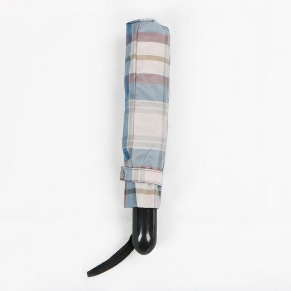 Fashion Compact Auto Open Close Umbrella With Long Black Plastic Handle