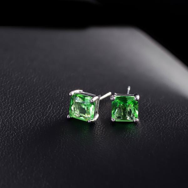 Cubic zirconia stud earrings cz earrings in bulk classic simple earrings design necklace earring jewelry set