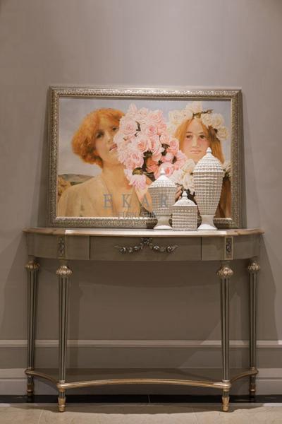 Antique Art Deco Classic Wooden Console Table FH-133