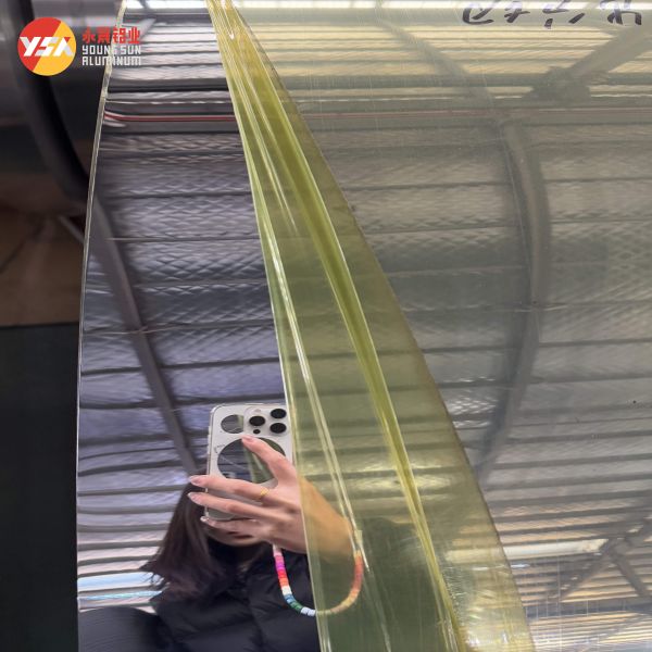 Polished Aluminum Mirror Finish Sheet Coil 10mm For Cladding