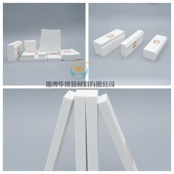 High Temperature White Alumina Ceramic Plates Superior Strength Low Wear Volume