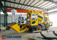 Individu mobile de puissance diesel élevée du mètre cube capacity3.5 chargeant le mélangeur concret de transit avec la transmission hydraulique