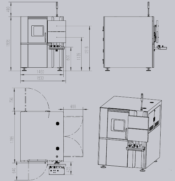 Clear Inner Structure Scanning Mouse Scroll Wheel Defect Inspection X-ray AX9100max Unicomp