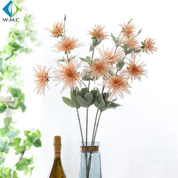 Small Artificial Flower Bouquet , Crab Claw Chrysanthemum For Living Room Decoration