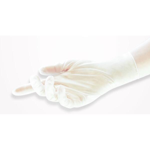 245mm Clear And Blue Industry Vinyl Disposable Pvc Gloves