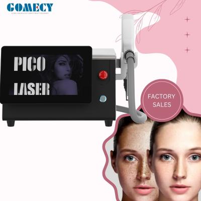 Picolaser Picosecond Q-Switched ND YAG Laser 1064nm 532nm 755nm  1320nm with air Cooling Sure Picocare Tattoo Removal Machine