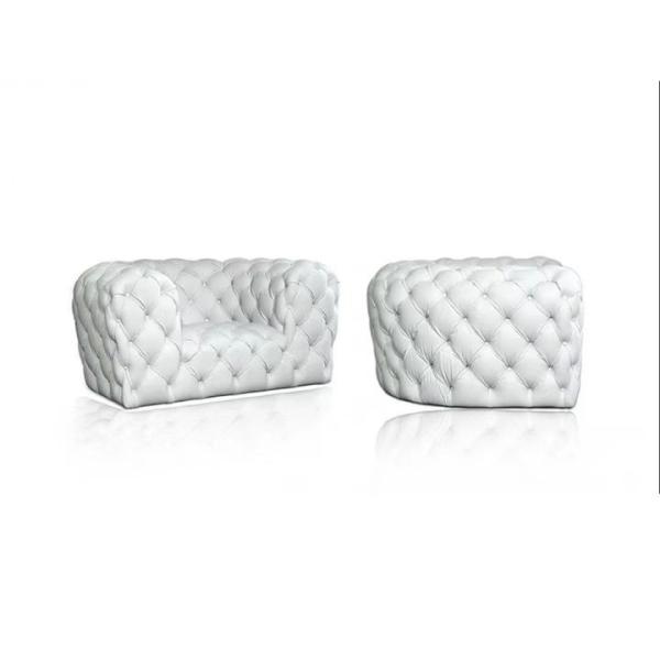 Modern Living Room Hotel Lobby Couch Quilted Button Tufted Velvet Sofa