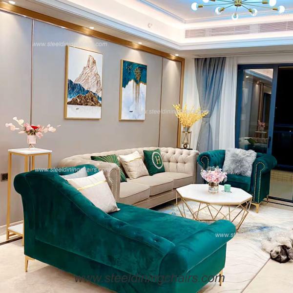 Diamond  40cm 89cm Tempered Glass Stainless Steel Coffee Table