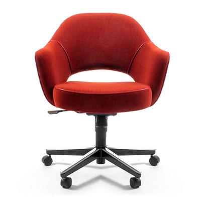 Bent Wood Fiberglass Dining Chair Cashmere Fabric High Density Foam With Multi Colors