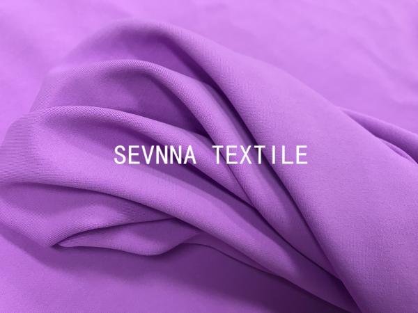 Nimble Activewear Polyester And Spandex Fabric 280GSM Weight Purple Color