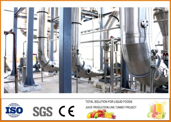 Five Multiple Effect Falling Film Evaporator For Condensed Mil / ,Fruit Juice Concentrate