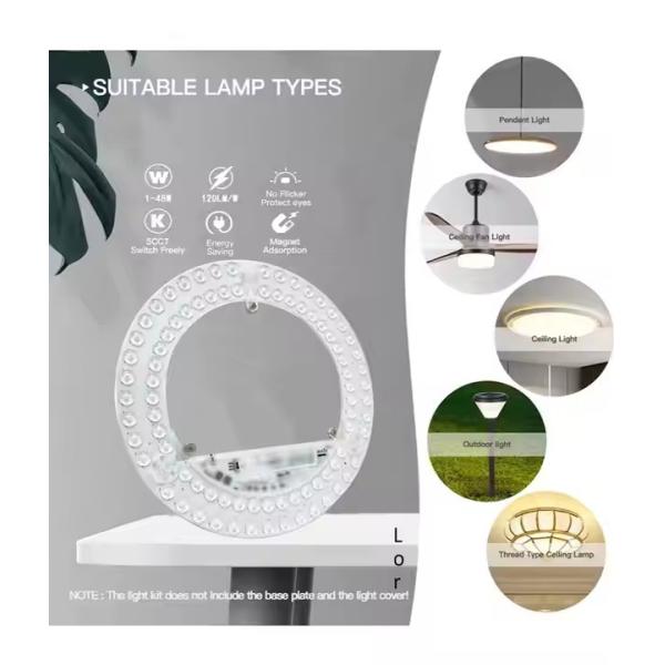 ERP ETL Certified 24W Round LED Panel Light with Adjustable CCT
