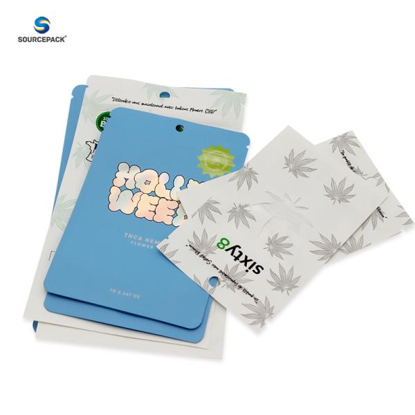 Child Resistant Candy Bag with Holographic Surface