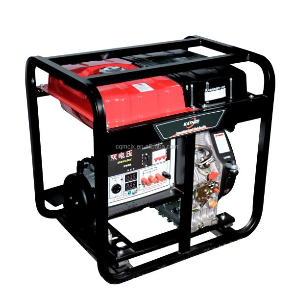 5kva 6.5 Kw Diesel Generator Portable Open Frame Diesel Electric Generator 487cc 230/400V Frequency 60Hz