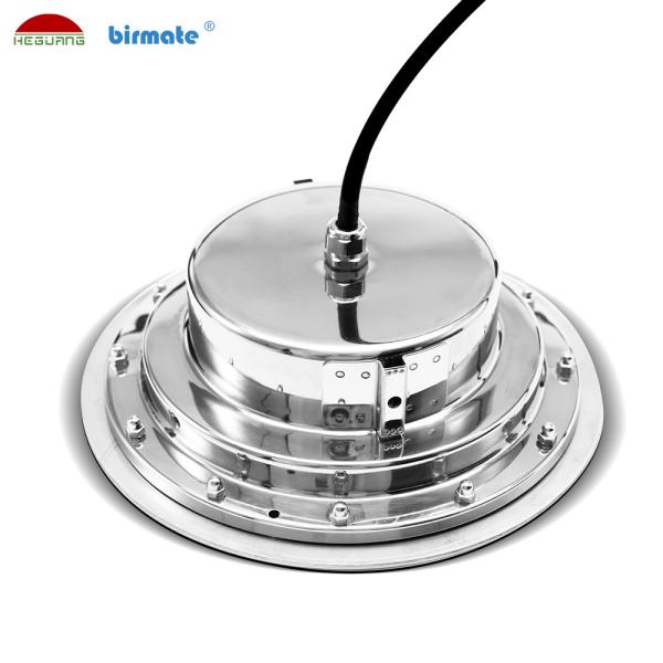 RGB Control 24W 24V DMX512 Underwater Led Spotlights,316L stainless steel under pool