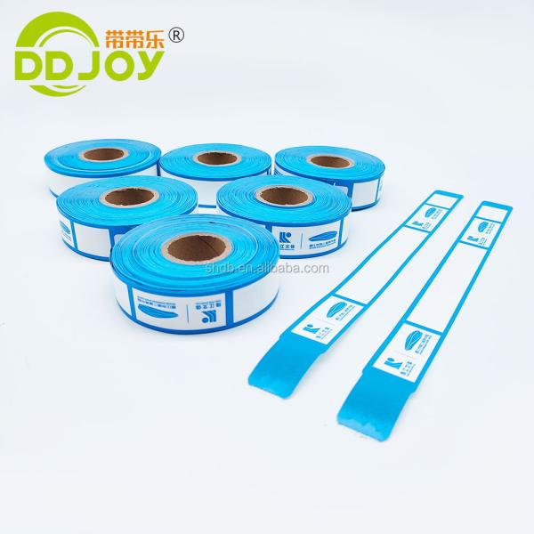 Letter Shape Self-Printable Adhesive Bracelet for Scenic Events and Admission Tickets