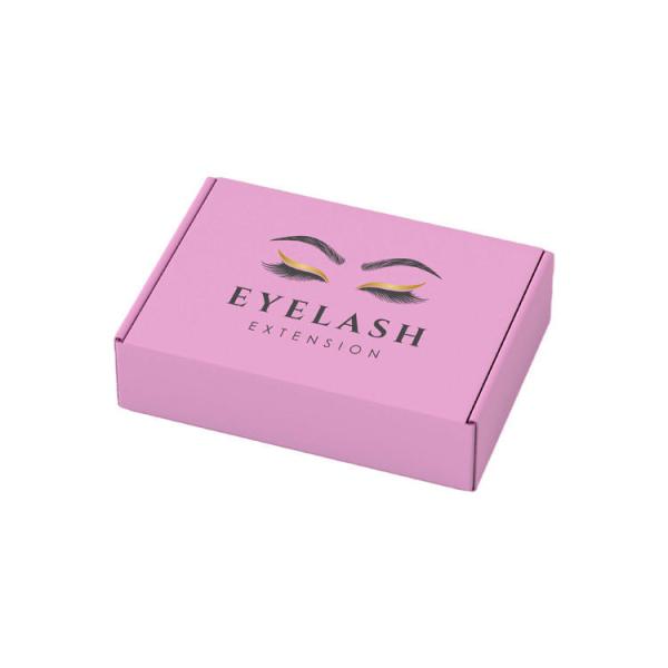 Recyclable Corrugated Cosmetic Subscription Shipping Mailer Box with Embossed Design