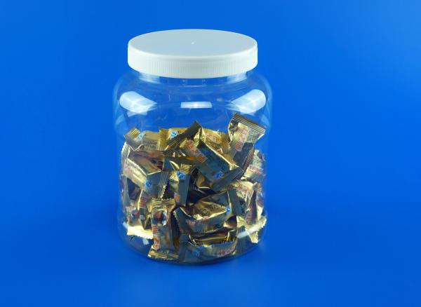 Large Capacity Plastic Food Storage Jars With Lids 115MM Caliber 108G