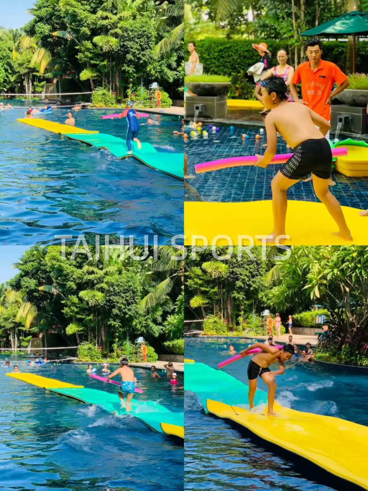 Floating Water Mat for Lake & Pool Lily Pad Float Tear-Resistant Water Pad