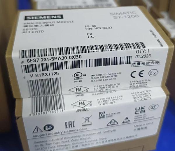 6ES7231-5PA30-0XB0 Siemens Analog Input Module SIMATIC S7-1200 For Electronic Equipment
