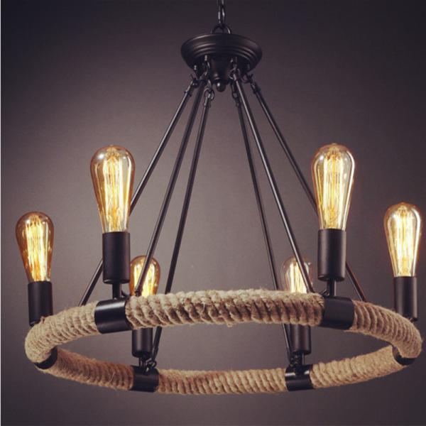 Loft Rattan pendant light For Kitchen Bedroom Dining room Lighting Fixtures (WH-VP-12)