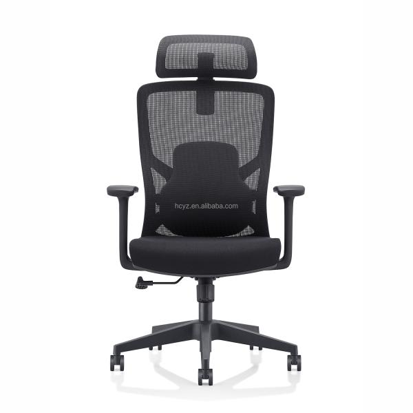 Mesh Office Swivel Chair with Self-Loading Mechanism and Adjustable Backrest 90-135°
