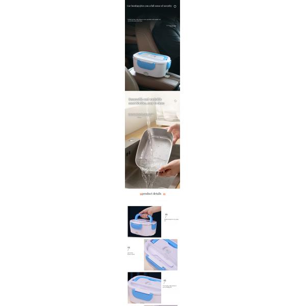 Convenient Square Shape Plastic Compartment ODM Cute Stainless Steel Thermos Lunch Box