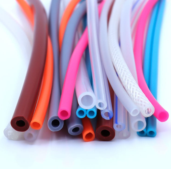 Rated Temperature 200C Silicone Rubber Tubing All Color Chosen Heat Resistant Hose For Cable Insulation