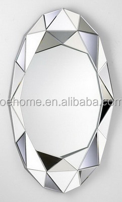 Venetian Asymmetrical Mirror Wall Mounted Bathroom Mirror For Interior Decorating