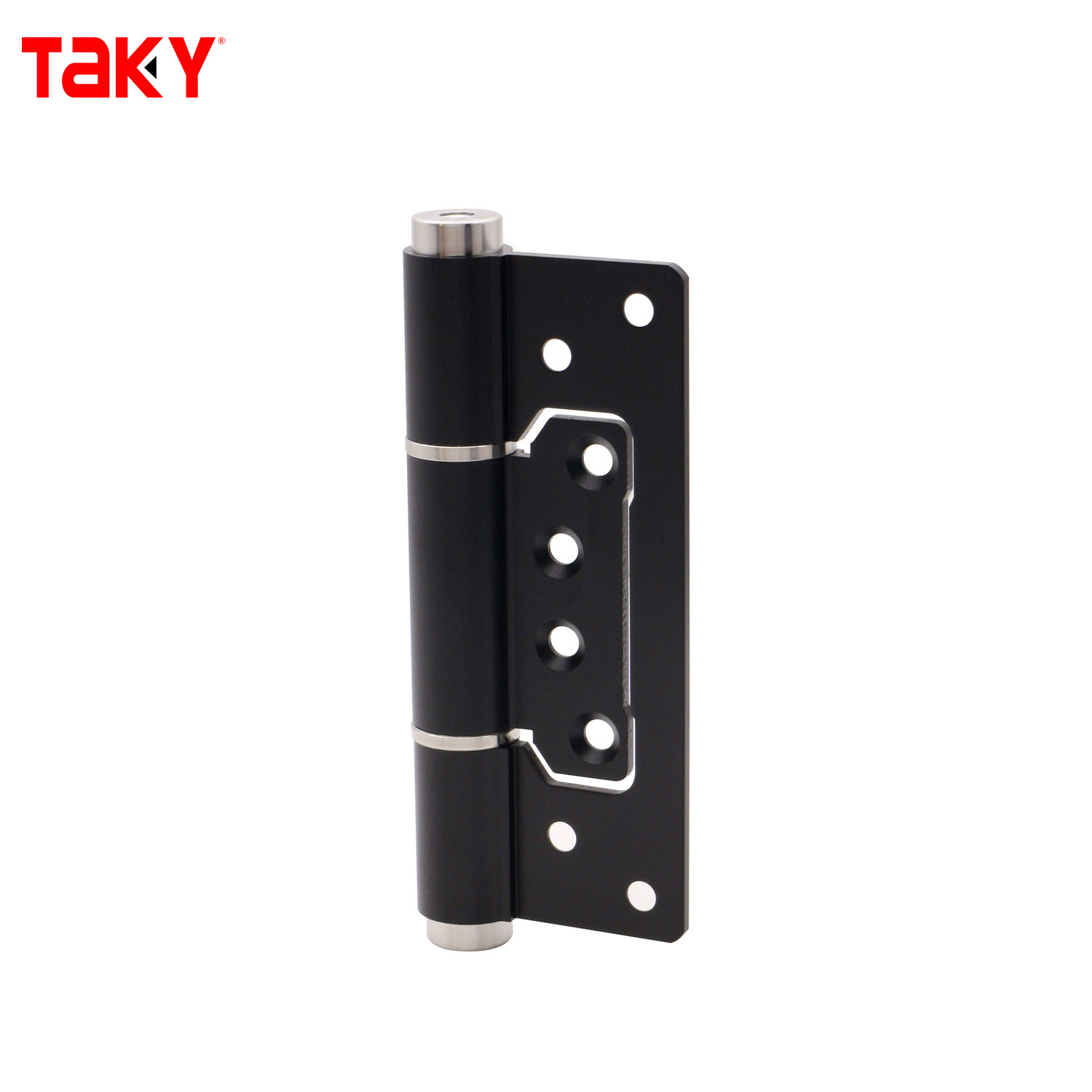 Aluminium Hydraulic Silent Bearing Door Flat Open Hardware Wooden Door Hinge