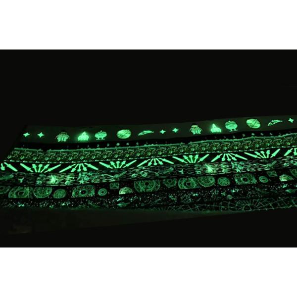 CMYK Lunar Eclipse Night Glow Masking Washi Tape