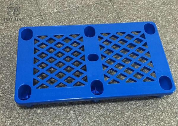 1000 * 600 * 140 Semi HDPE Plastic Pallets , Plastic Pallet Deck Dents Resistant