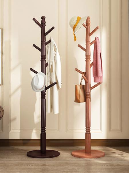 Adjustable Tree Corner Coat Stand Hanger For Room Cloth Briefcases Round Base