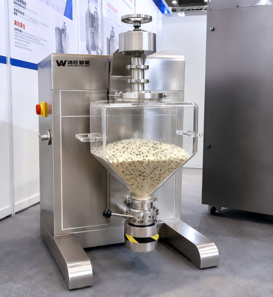 Single Arm Pharmaceutical Mixing Machine Powder Granule Bin Blender