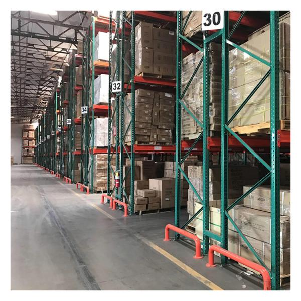 Electrostatic Spray US Boltless Teardrop Pallet Rack Warehouse Teardrop Metal Shelving