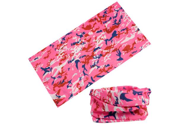Ladies / Girl Outdoor Fishing Neck Scarf  Red Light Weight Soft Touch UV Resistant