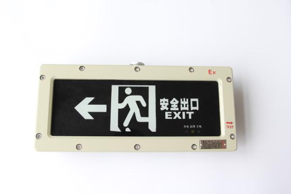 High Voltage Explosion-Proof Exit Light | OEM Emergency Signage Light 90-300VAC/24VDC/36VDC | ATEX IECEx Approved