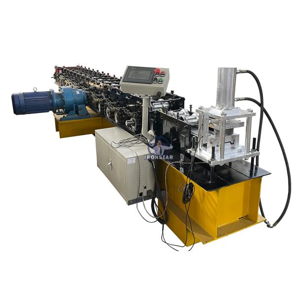 “Custom Size & Speed Bottom Guide Rail Roll Forming Machine Factory Price Customized Bottom Guide Rail Making Machine|”