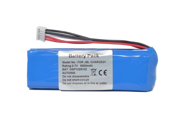 3.7 Volt Replacement Rechargeable Batteries For Splashproof Portable Bluetooth Speaker