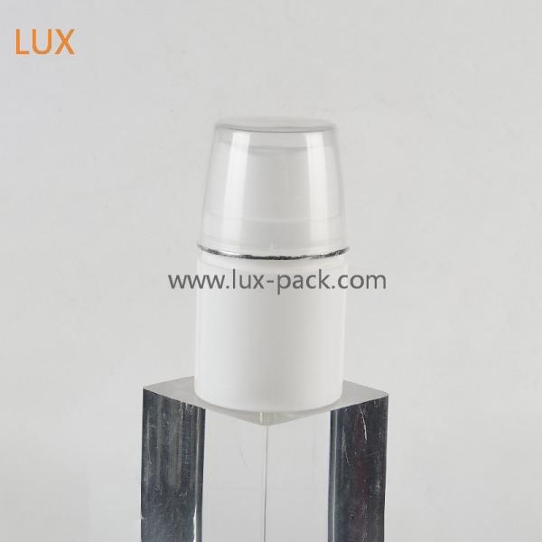 200ml Airless Pump Bottle 49.2mm Clear AS+PP Cosmetic Packaging