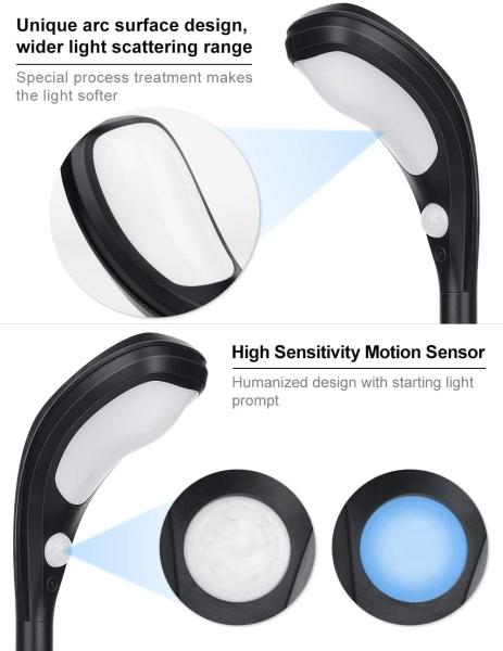 2 Modes 750mAH Super Bright Solar Landscape Lights / 6000-7000K Solar Lawn Spotlight