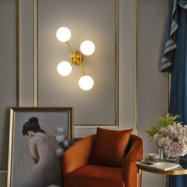 Nordic LED Wall Lamp for Bedroom Bedside Bath Aisle decorative wall lamp(WH-OR-122)