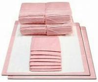 Pee Pads descartável absorvente L almofadas cor-de-rosa amigáveis do treinamento do cachorrinho de 60x60cm Eco