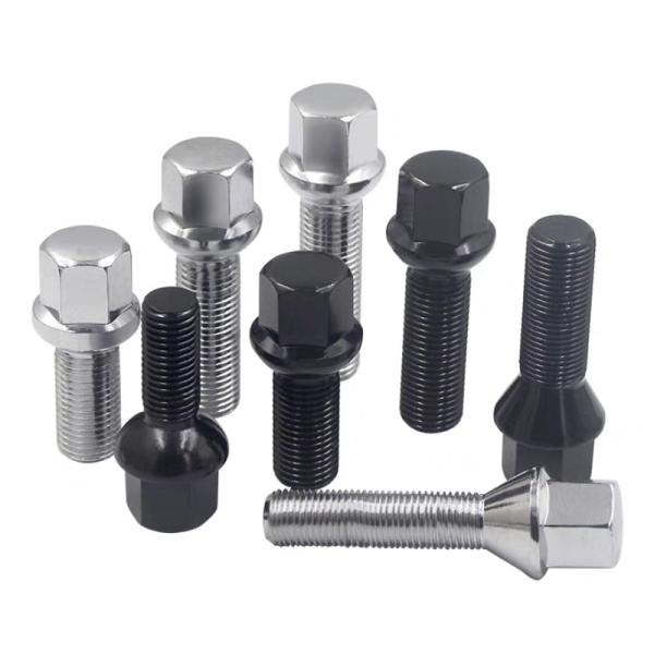 Fer noir oxyde roue en acier au carbone et en acier au carbone, boulons de câblage en métal ASTM A325 A307 GR2 GR5