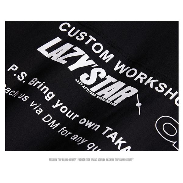 Skateboard High Street Men Streetwear T Shirts Personality Print 3XL Polyester