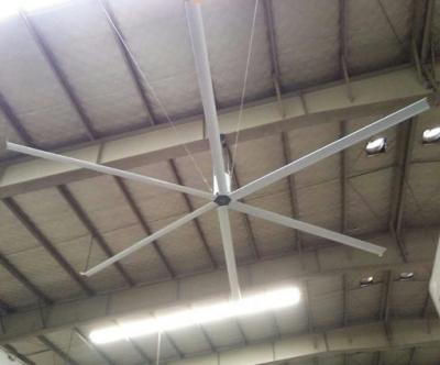 O perfil industrial da pá do ventilador do teto, superfície de sustentação expulsou as grelhas de alumínio