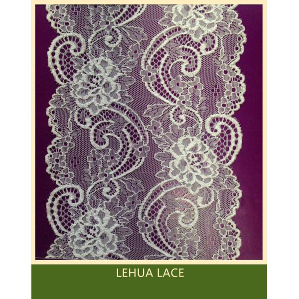 Hot Selling and nice quality Nylon Spandex Stretchy Brazil Lace from China