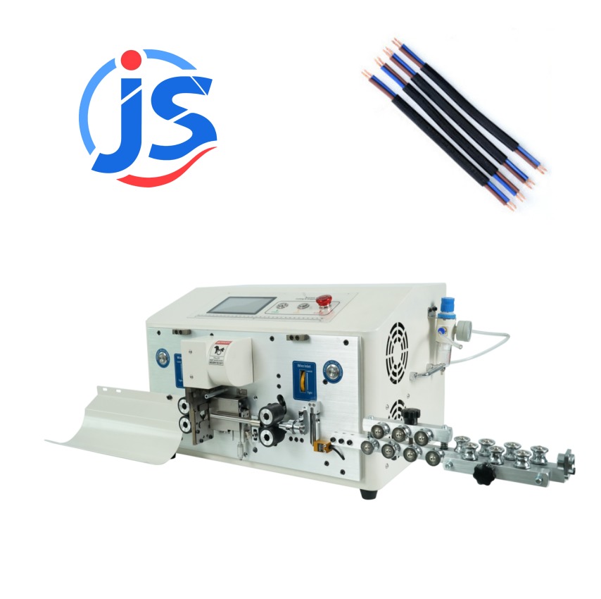 Round Sheathed Copper Cable Cutting Machine Multi Core Copper Wire Stripping Machines