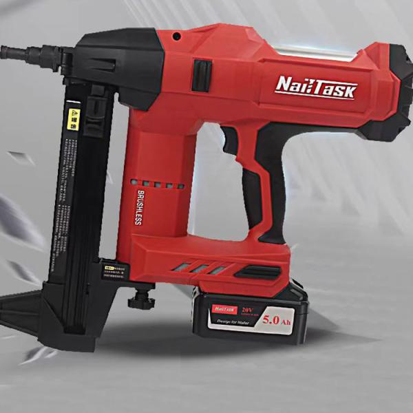 Industrial Grade Nail Gun with Large Capacity Battery 120V/60HZ Lithium Battery Powered